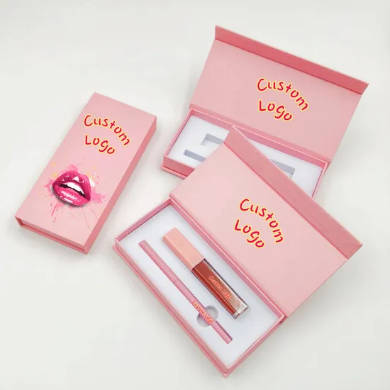 Makeup 2 In1 Lip Lipstick Lipliner Set High Pigment Private Label Vegn Matte Lip Kit 