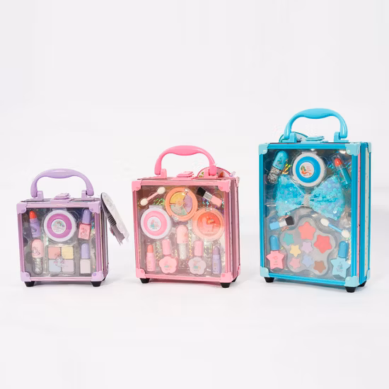 Trendy Kids Makeup Set with Handbag Case for Girls 