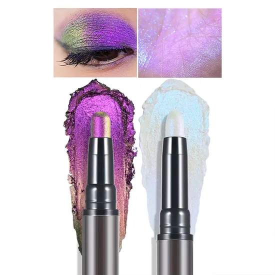 Private Label Langanhaltendes Metallic-Lidschatten-Stift-Makeup