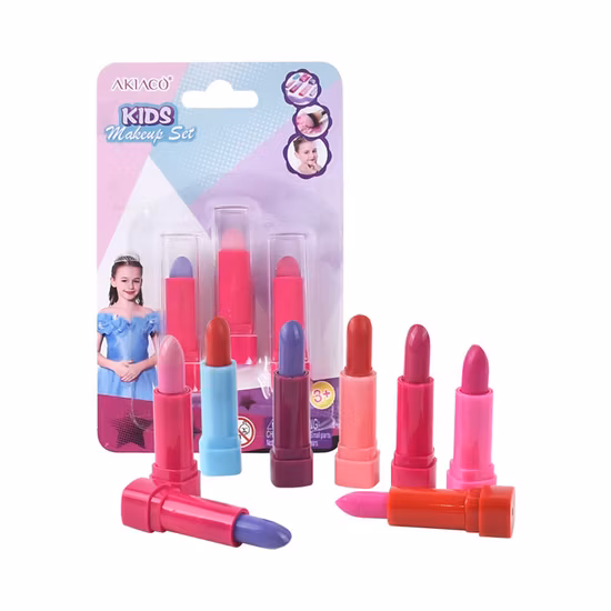 Fun and Safe Candy Lipstick Set for Kids Makeup 