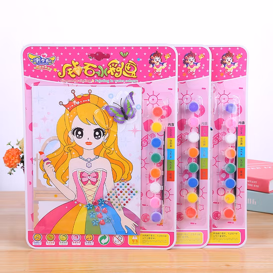 DIY Handgemachte Farbe Malerei Make-Up Malerei Aquarell Malerei Set Kid′s Kreative