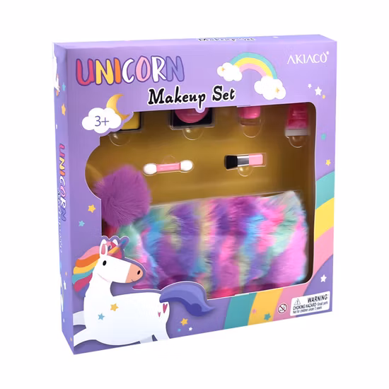 Vegan Unicorn Makeup Set for Kids: DIY Lip Gloss & Eyeshadow 
